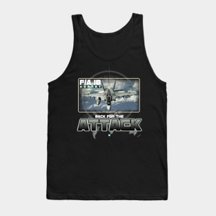 F/A18 Super Hornet  Airforce Pilot Gift Modern Warbird back for the Attack Tank Top